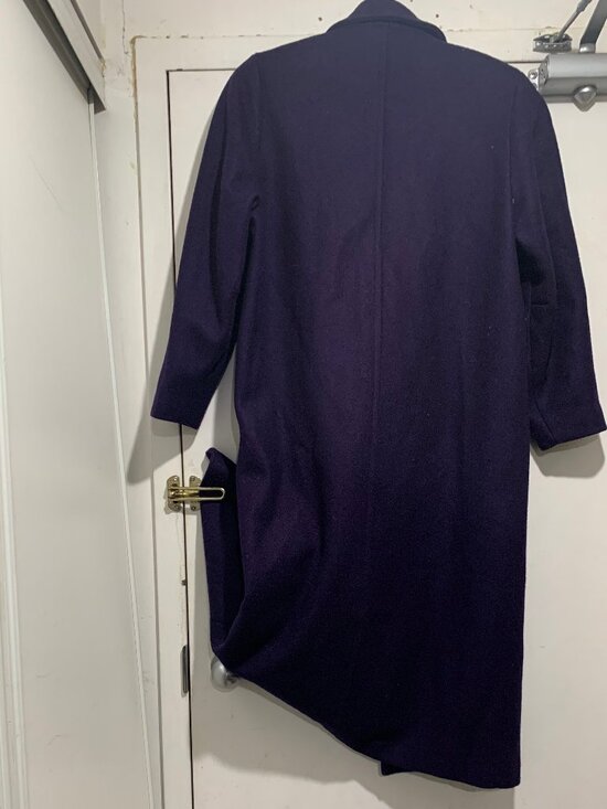 VINTAGE FOXRUN BY BALIMEL WOOL BLEND TRENCH COATS SIZE 9/10 - Picture 7 of 16